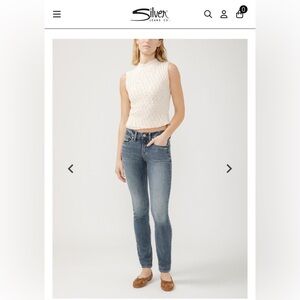 Silver Jeans Women's Classic Blue Skinny Jeans